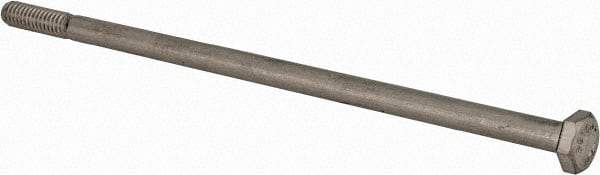 Value Collection - 1/4-20 UNC, 6" Length Under Head Hex Head Cap Screw - Partially Threaded, Grade 316 Stainless Steel, Uncoated, 7/16" Hex - Caliber Tooling