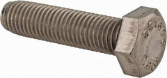 Value Collection - 5/16-24 UNF, 1-1/4" Length Under Head Hex Head Cap Screw - Partially Threaded, Grade 316 Stainless Steel, Uncoated, 1/2" Hex - Caliber Tooling