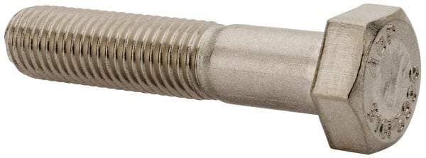 Value Collection - 5/16-24 UNF, 1-1/2" Length Under Head Hex Head Cap Screw - Partially Threaded, Grade 316 Stainless Steel, Uncoated, 1/2" Hex - Caliber Tooling