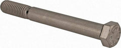 Value Collection - 7/16-14 UNC, 4" Length Under Head Hex Head Cap Screw - Partially Threaded, Grade 316 Stainless Steel, Uncoated, 5/8" Hex - Caliber Tooling