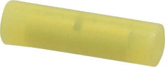 3M - 12 to 10 AWG Compatible, Nylon Fully Insulated, Crimp-On Butt Splice Terminal - 2 Wire Entries, Yellow - Caliber Tooling