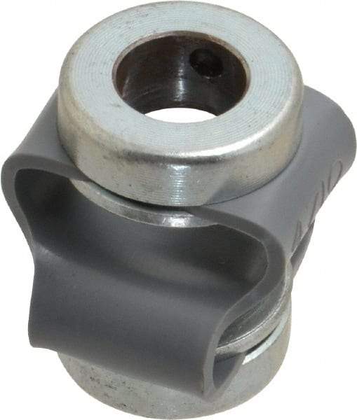 Huco - 3/8" Max Bore Diam, Flexible Flex P Double Loop Coupling - 27mm OD, Polyurethane - Caliber Tooling