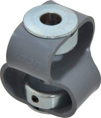 Huco - 3/8" Max Bore Diam, Flexible Flex P Double Loop Coupling - 48mm OD, Polyurethane - Caliber Tooling