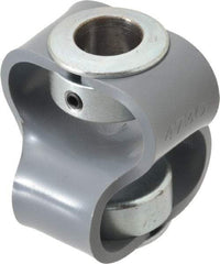 Huco - 5/8" Max Bore Diam, Flexible Flex P Double Loop Coupling - 54mm OD, Polyurethane - Caliber Tooling