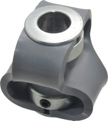 Huco - 5/8" Max Bore Diam, Flexible Flex P Double Loop Coupling - 56mm OD, Polyurethane - Caliber Tooling