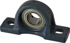 Value Collection - 6-3/16" OALBall Bearing Pillow Block - Cast Iron - Caliber Tooling