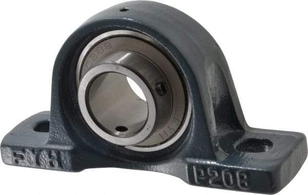 Value Collection - 7-1/8" OALBall Bearing Pillow Block - Cast Iron - Caliber Tooling