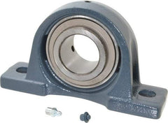 Value Collection - 8-13/16" OALBall Bearing Pillow Block - Cast Iron - Caliber Tooling