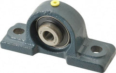 Value Collection - 4-7/8" OALBall Bearing Pillow Block - Cast Iron - Caliber Tooling