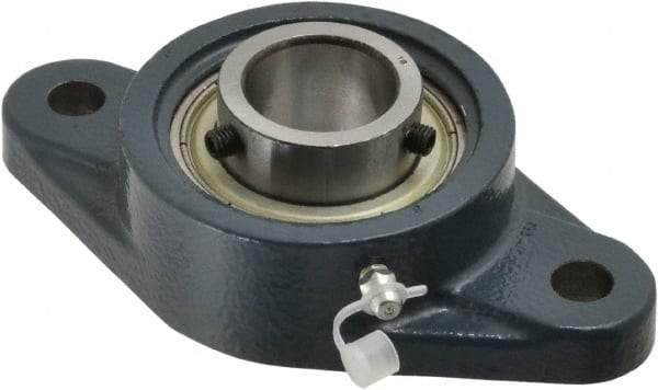 Value Collection - 5-9/16" OALBall Bearing Pillow Block - Cast Iron - Caliber Tooling