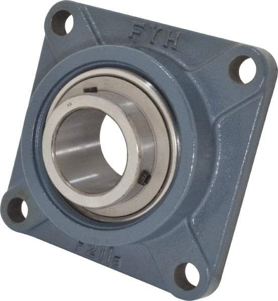 Value Collection - 6-3/8" OALBall Bearing Pillow Block - Cast Iron - Caliber Tooling