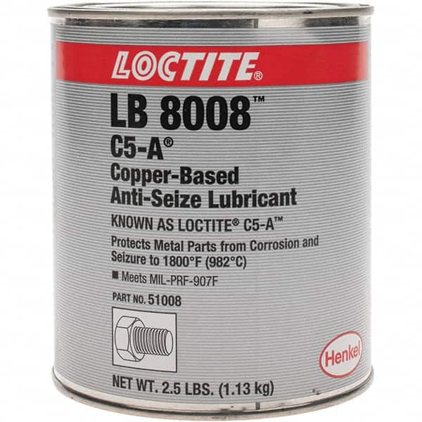 Loctite - 2.5 Lb Can Anti-Seize Lubricant - Copper, 1,800°F - Caliber Tooling