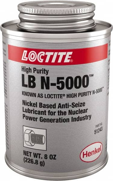 Loctite - 8 oz Brush Top High Purity Anti-Seize Lubricant - Nickel, 2,400°F - Caliber Tooling