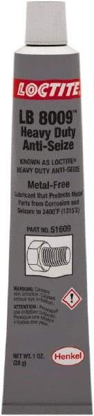 Loctite - 1 oz Tube Anti-Seize Lubricant - Metal Free, 2,400°F, Black - Caliber Tooling