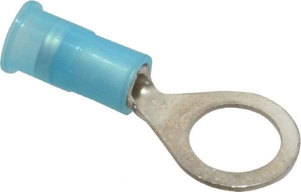 3M - 16-14 AWG Partially Insulated Crimp Connection Circular Ring Terminal - 5/16" Stud, Copper Contact - Caliber Tooling