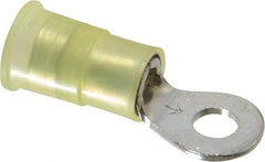 3M - 12-10 AWG Partially Insulated Crimp Connection Circular Ring Terminal - #8 Stud, Copper Contact - Caliber Tooling