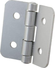 80/20 Inc. - 3" Long x 3" Wide x 1/8" Thick, Aluminum Door Hinge - Aluminum - Caliber Tooling