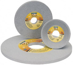 Norton - 16" Diam x 5" Hole x 1" Wide Centerless & Cylindrical Grinding Wheel - 60 Grit, Aluminum Oxide, Type 1, Medium Grade, Vitrified Bond, No Recess - Caliber Tooling