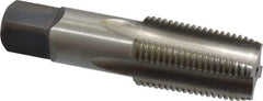 Kennametal - 1/2-14 NPTF Thread, 4 Flute Standard Pipe Tap - 3.13" OAL, 1.656" Thread Length, 11/16" Shank Diam, Bright Finish, High Speed Steel - Exact Industrial Supply