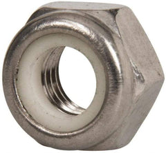 Value Collection - M2.5x0.45 Metric Coarse 18-8 & Austenitic Grade A2 Hex Lock Nut with Nylon Insert - 2.5mm High, Uncoated - Caliber Tooling