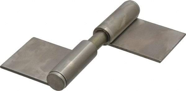 Sugatsune - 4" Long x 2-5/32" Wide x 15/32" Thick, Flag Hinge - Stainless Steel, Satin Finish - Caliber Tooling