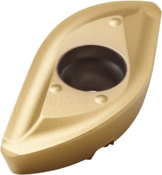 Seco - 218.20160 M08 Grade F25M Carbide Milling Insert - TiAlN/TiN Finish, 0.252" Thick, 0.63" Corner Radius - Caliber Tooling