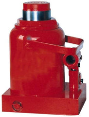 Value Collection - 30 Ton Capacity Hydraulic Hand Jack - 9-7/16" to 14-5/8" High, 5-1/8" Piston Stroke, 6-1/8" Long x 7-1/2" Wide Base - Caliber Tooling