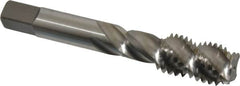 Kennametal - 5/8-11 UNC 4 Flute 3B Bottoming Spiral Flute Tap - Vanadium High Speed Steel, Bright Finish, 3.81" OAL, Right Hand Flute, Right Hand Thread, H3 - Caliber Tooling