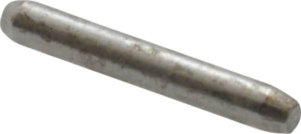 Made in USA - 1/16" Diam x 7/16" Pin Length 416 Stainless Steel Precision Dowel Pin - Passivated Finish, C 36-42 Hardness, 2 Beveled End - Caliber Tooling