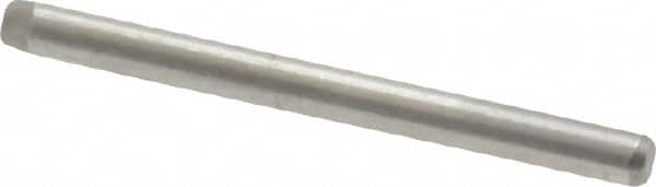 Made in USA - 1/16" Diam x 3/4" Pin Length 416 Stainless Steel Precision Dowel Pin - Passivated Finish, C 36-42 Hardness, 2 Beveled End - Caliber Tooling