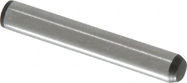 Made in USA - 5/32" Diam x 1" Pin Length 416 Stainless Steel Precision Dowel Pin - Passivated Finish, C 36-42 Hardness, 2 Beveled End - Caliber Tooling