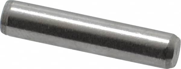 Made in USA - 5/32" Diam x 3/4" Pin Length 416 Stainless Steel Precision Dowel Pin - Passivated Finish, C 36-42 Hardness, 2 Beveled End - Caliber Tooling