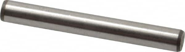 Made in USA - 3/16" Diam x 1-1/2" Pin Length 416 Stainless Steel Precision Dowel Pin - Passivated Finish, C 36-42 Hardness, 2 Beveled End - Caliber Tooling