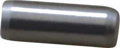 Made in USA - 3/16" Diam x 1/2" Pin Length 416 Stainless Steel Precision Dowel Pin - Passivated Finish, C 36-42 Hardness, 2 Beveled End - Caliber Tooling