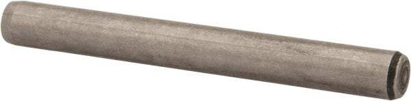 Made in USA - 1/4" Diam x 2-1/4" Pin Length 416 Stainless Steel Precision Dowel Pin - Passivated Finish, C 36-42 Hardness, 2 Beveled End - Caliber Tooling