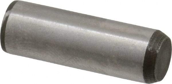 Made in USA - 1/4" Diam x 3/4" Pin Length 416 Stainless Steel Precision Dowel Pin - Passivated Finish, C 36-42 Hardness, 2 Beveled End - Caliber Tooling