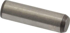 Made in USA - 1/4" Diam x 7/8" Pin Length 416 Stainless Steel Precision Dowel Pin - Passivated Finish, C 36-42 Hardness, 2 Beveled End - Caliber Tooling