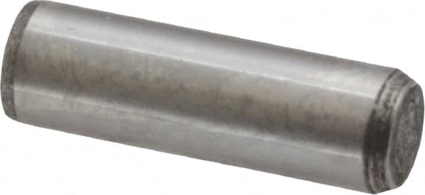 Made in USA - 5/16" Diam x 1" Pin Length 416 Stainless Steel Precision Dowel Pin - Passivated Finish, C 36-42 Hardness, 2 Beveled End - Caliber Tooling