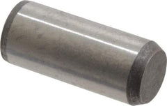 Made in USA - 3/8" Diam x 7/8" Pin Length 416 Stainless Steel Precision Dowel Pin - Passivated Finish, C 36-42 Hardness, 2 Beveled End - Caliber Tooling