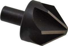 Keo - 2" Head Diam, 3/4" Shank Diam, 6 Flute 82° High Speed Steel Countersink - Caliber Tooling