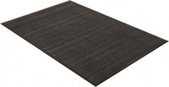 PRO-SAFE - 6 Ft. Long x 4 Ft. Wide, Poly Blended Carpet Surface, Cut Pile Entrance Matting - 3/8 Inch Thick, Indoor, Medium Traffic, Vinyl, Charcoal - Caliber Tooling