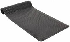 PRO-SAFE - 10' Long x 3' Wide, Dry Environment, Anti-Fatigue Matting - Black, Vinyl with Vinyl Sponge Base, Beveled on 4 Sides - Caliber Tooling