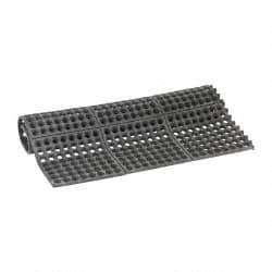 PRO-SAFE - 3' Long x 3' Wide x 5/8" Thick, Anti-Fatigue Modular Matting Tiles - Black, For Dry & Wet Areas, Series Pro-Safe - Caliber Tooling