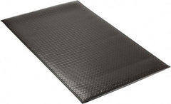 PRO-SAFE - 5' Long x 3' Wide, Dry Environment, Anti-Fatigue Matting - Black, Vinyl with Vinyl Sponge Base, Beveled on 4 Sides - Caliber Tooling