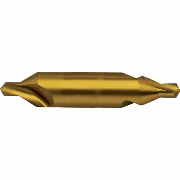 Guhring - Metric Plain Cut 60° Incl Angle High Speed Steel Combo Drill & Countersink - Caliber Tooling