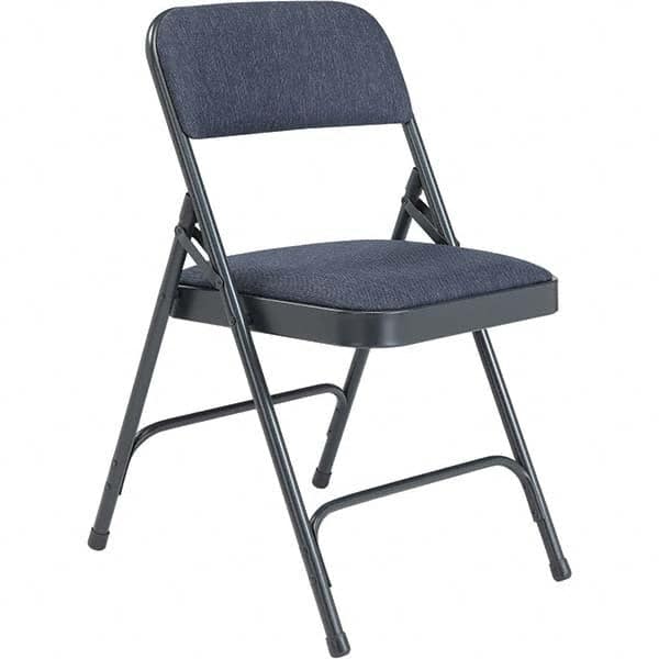 National Public Seating - Folding Chairs Pad Type: Folding Chair w/Fabric Padded Seat Material: Fabric; Steel - Caliber Tooling