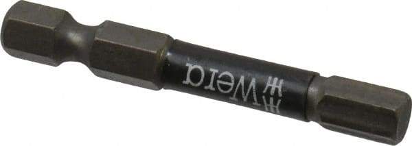 Wera - 6mm Hex Screwdriver Bit - 1/4" Drive, 2" OAL - Caliber Tooling