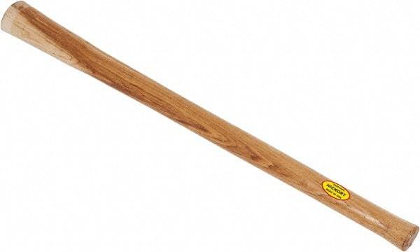 Made in USA - 36" Long Replacement Handle for Railroad/Clay Pick - 3" Eye Length x 2" Eye Width, Hickory, 5 Lb Capacity, Material Grade Type B - Caliber Tooling