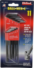 Eklind - 11 Piece L-Key Ball End Hex Key Set - Caliber Tooling