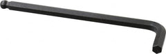 Eklind - 3/8" Hex, Long Arm, Ball End Hex Key - 6-3/4" OAL, Steel, Inch System of Measurement - Caliber Tooling